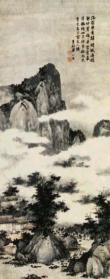 梁树年 山水 立轴 纸本