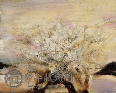 赵无极 1985年作 无题 油画画布