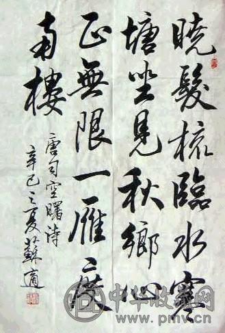 苏适 书法 镜心 水墨纸本