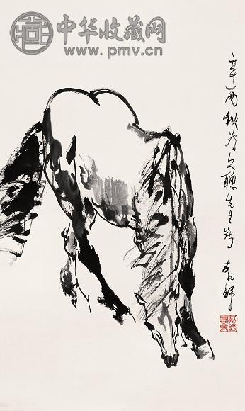 刘勃舒 马上封侯 镜心 设色纸本