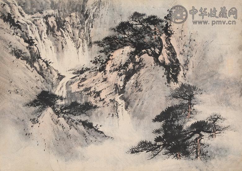 董寿平 现代 山水 镜心 设色纸本