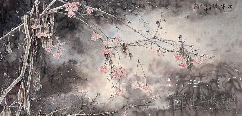 吴耀伟 梅花 镜心