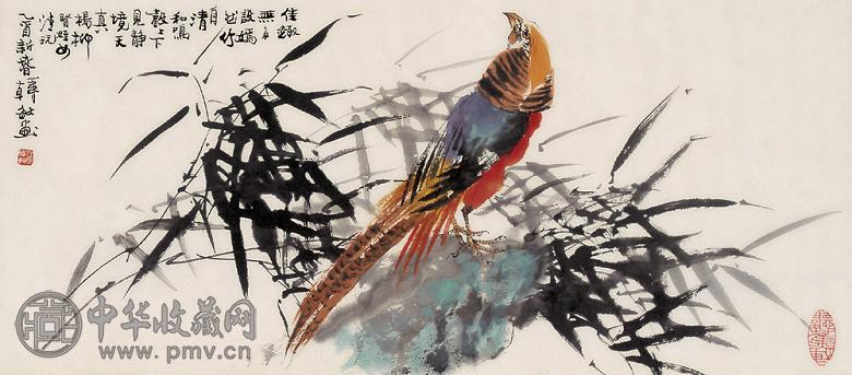 韩敏 2005年作 佳趣 镜心 设色纸本