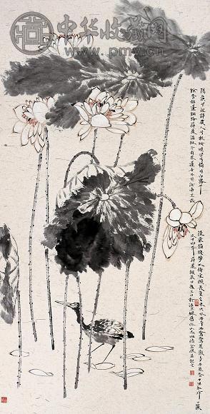 刘金宝 霜日 镜心