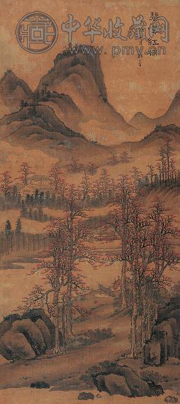 黎简 碧嶂红棉 镜心 设色绢本