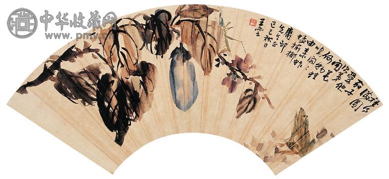 王云 1929年作 花鸟 镜心 设色纸本