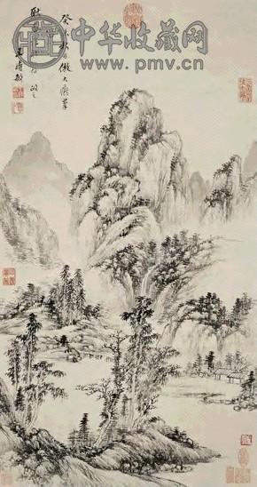 王时敏 山水 轴