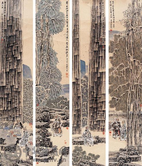 张积成 诗意 镜心