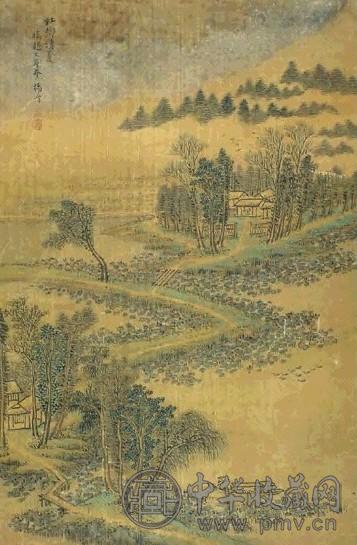 明 杨晋 江乡清夏 镜心