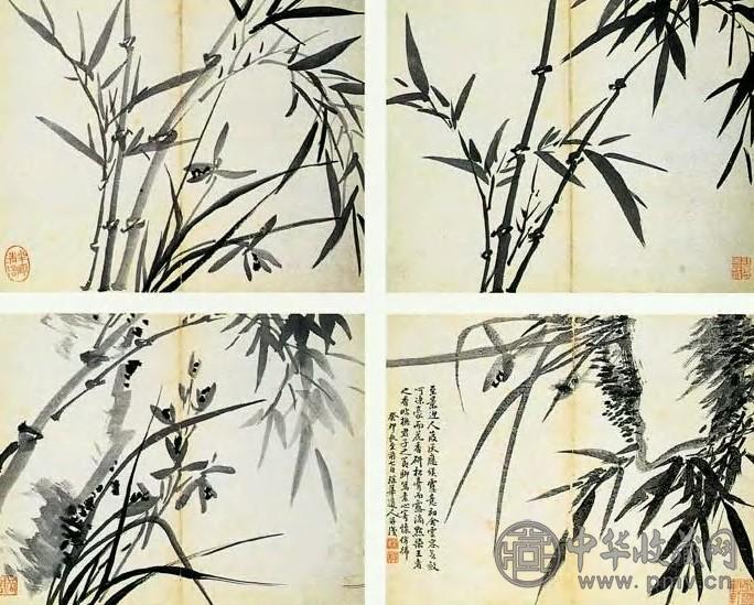 弘旿 清 双清图 册页(12开)