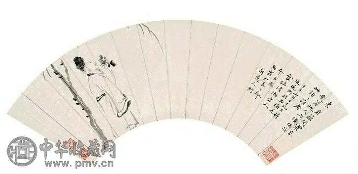 陈师曾 人物 镜心 水墨纸本