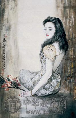 白伯骅 夜来香 镜心 设色纸本