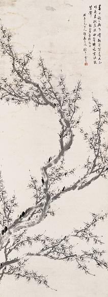 金心兰 冰清玉洁 立轴 水墨纸本