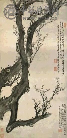清 彭玉麟 墨梅 轴