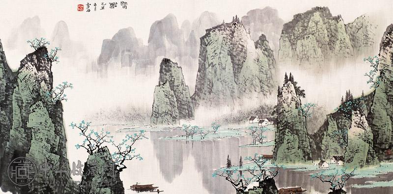 白雪石 1985年作 春酣 镜心 设色纸本