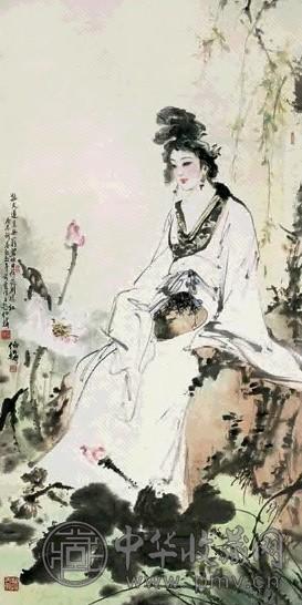 白伯骅 仕女 镜心 设色