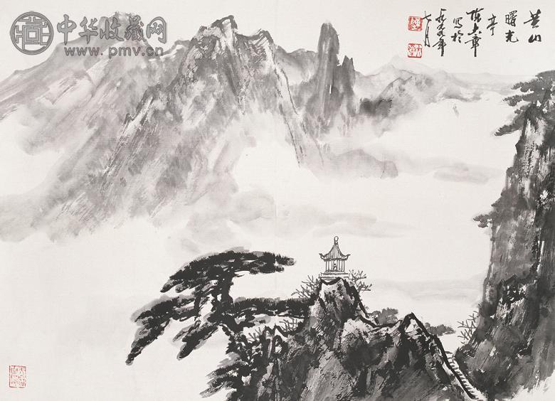 陈大章 1999年作 山水 立轴 水墨纸本