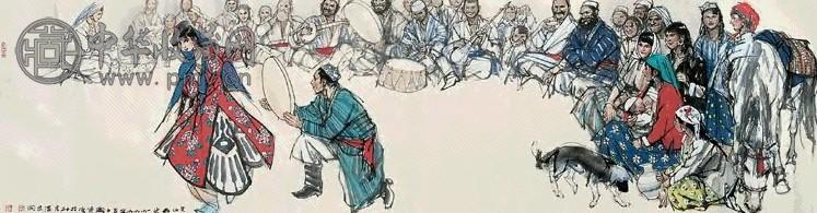 史国良 1999年作 天山舞步 镜心 设色纸本