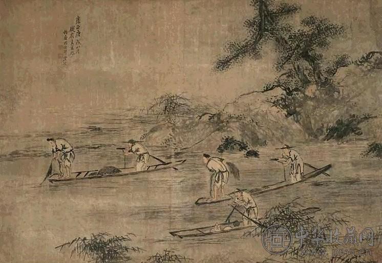 高其佩 山水 镜心 设色纸本