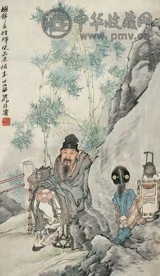 沈兆涵 人物 镜心 设色