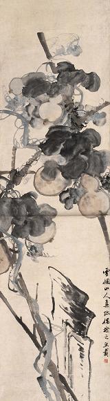 吴让之 葫芦 立轴 纸本