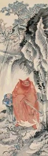 徐操 钟馗神威 镜心 设色纸本