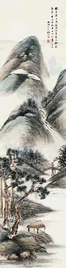 杨伯润 山水 立轴 纸本