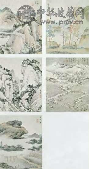 查士标 清 临古山水 册