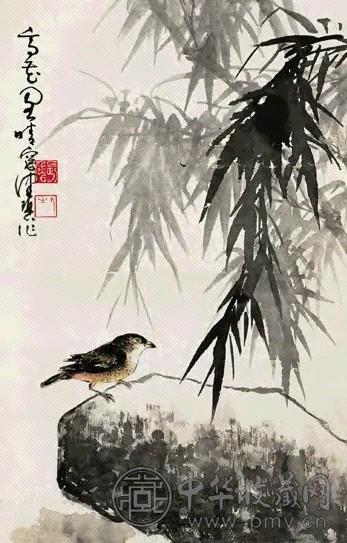 陈佩秋 花鸟 轴