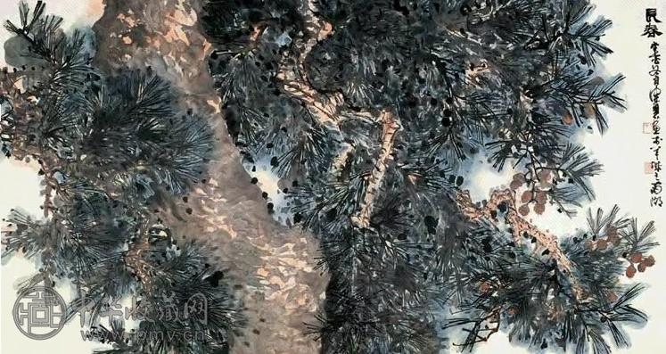 陈佩秋 1981年作 长春 镜心 设色纸本