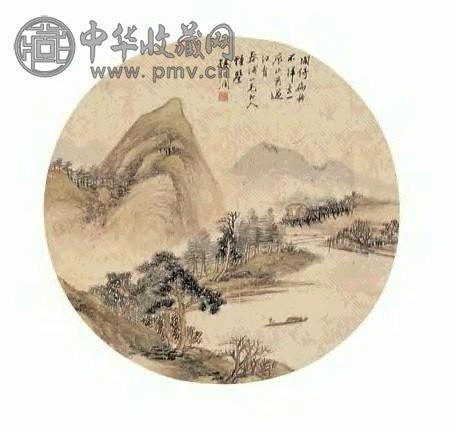 杨伯润 山水 立轴 绢本