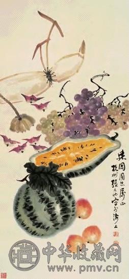 张大壮 瓜果 镜心