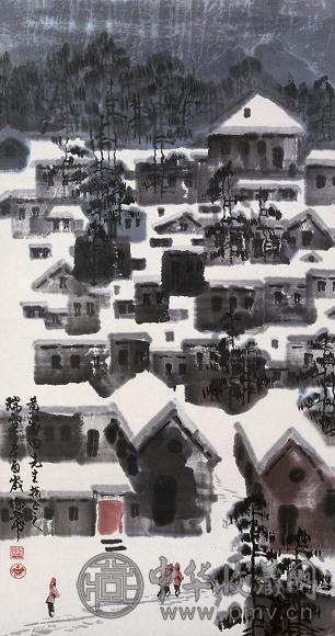 徐希 1981年作 瑞雪图 镜心 设色纸本