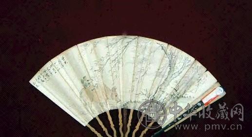 吴观岱 童趣 扇面 设色纸本