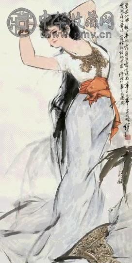 刘继卣 曼舞迎春图 立轴 设色纸本