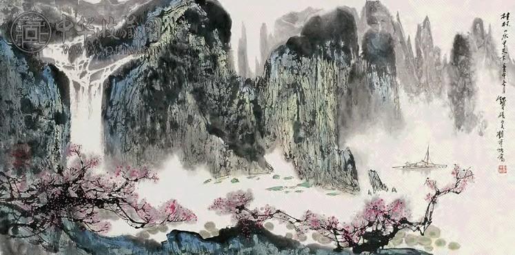 刘宝纯 1990年作 桂林山水 镜心 设色纸本