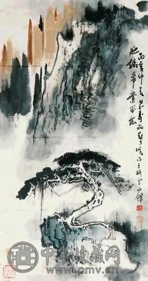 郑乃珖 山水 镜心 纸本