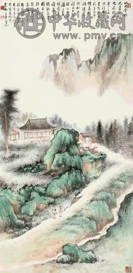 近现代 胡若思 摩诃衍景 轴