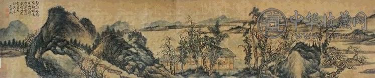 王时敏 山水 手卷 绢本