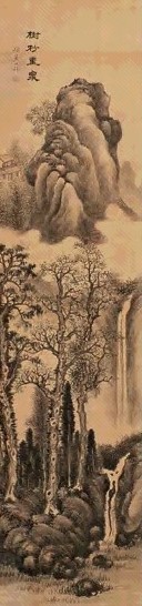 钱杜 山水 立轴 设色绢本 钱杜 山水 立轴 设色绢本