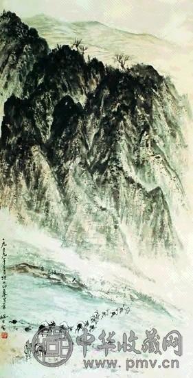 赵望云 《陕北印象》 镜心 设色纸本