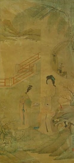 清 改琦 仕女 轴