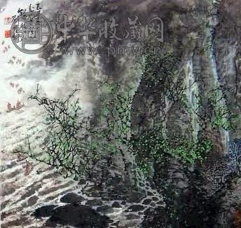 刘宝纯 山水 立轴 设色纸本