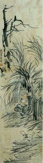 赵望云 田间小憩 轴