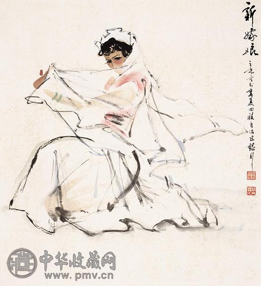 杨之光 新嫁娘 立轴 纸本