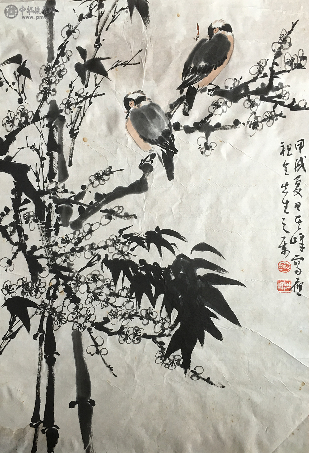 孙其峰《花鸟》74x50cm