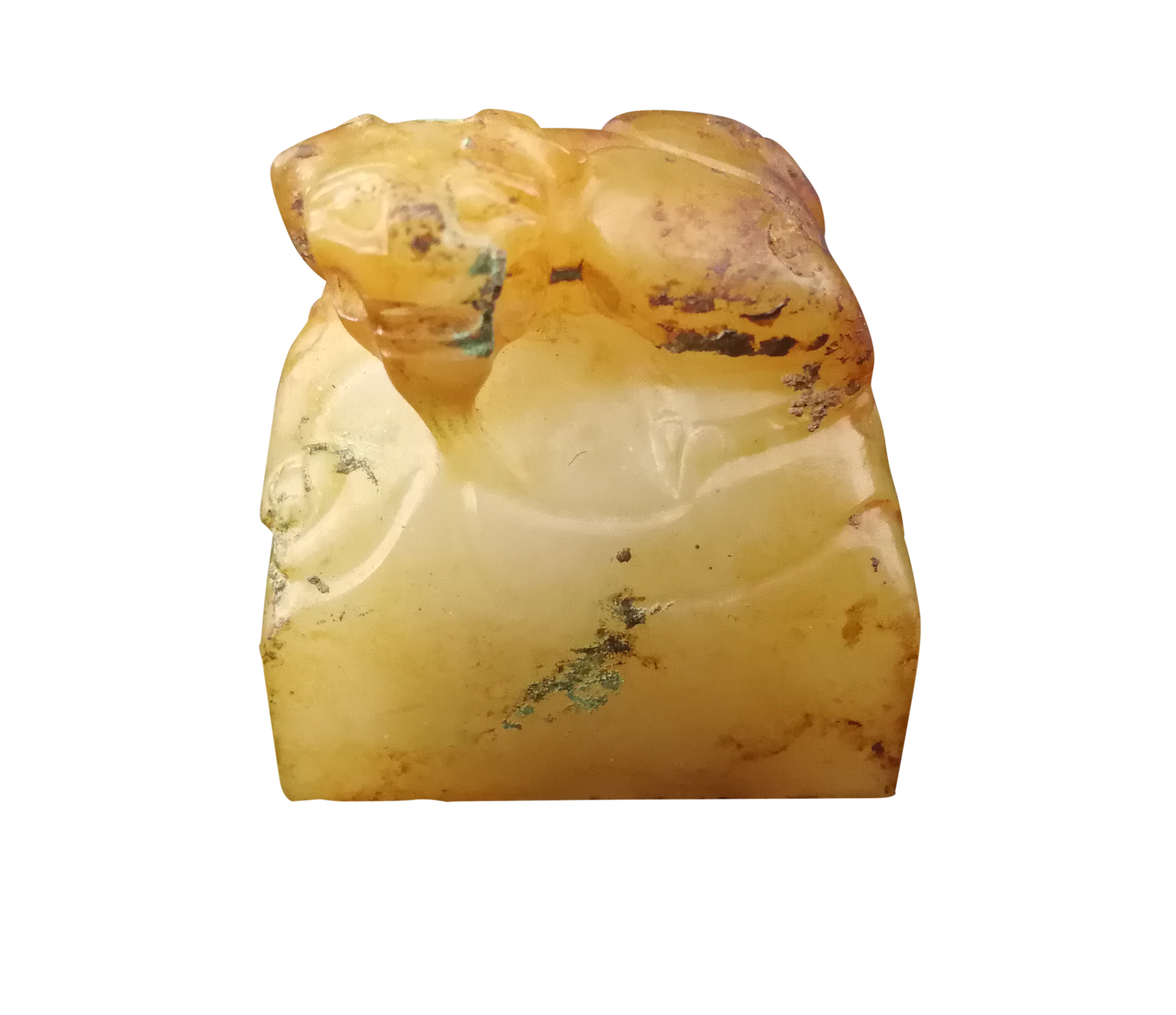 和田玉瑞兽纽印玺