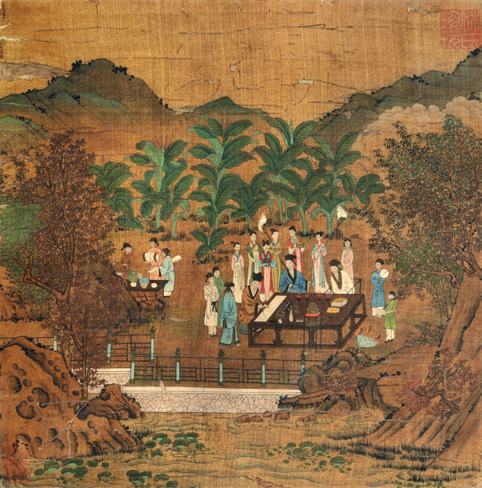 佚名 人物 绢轴