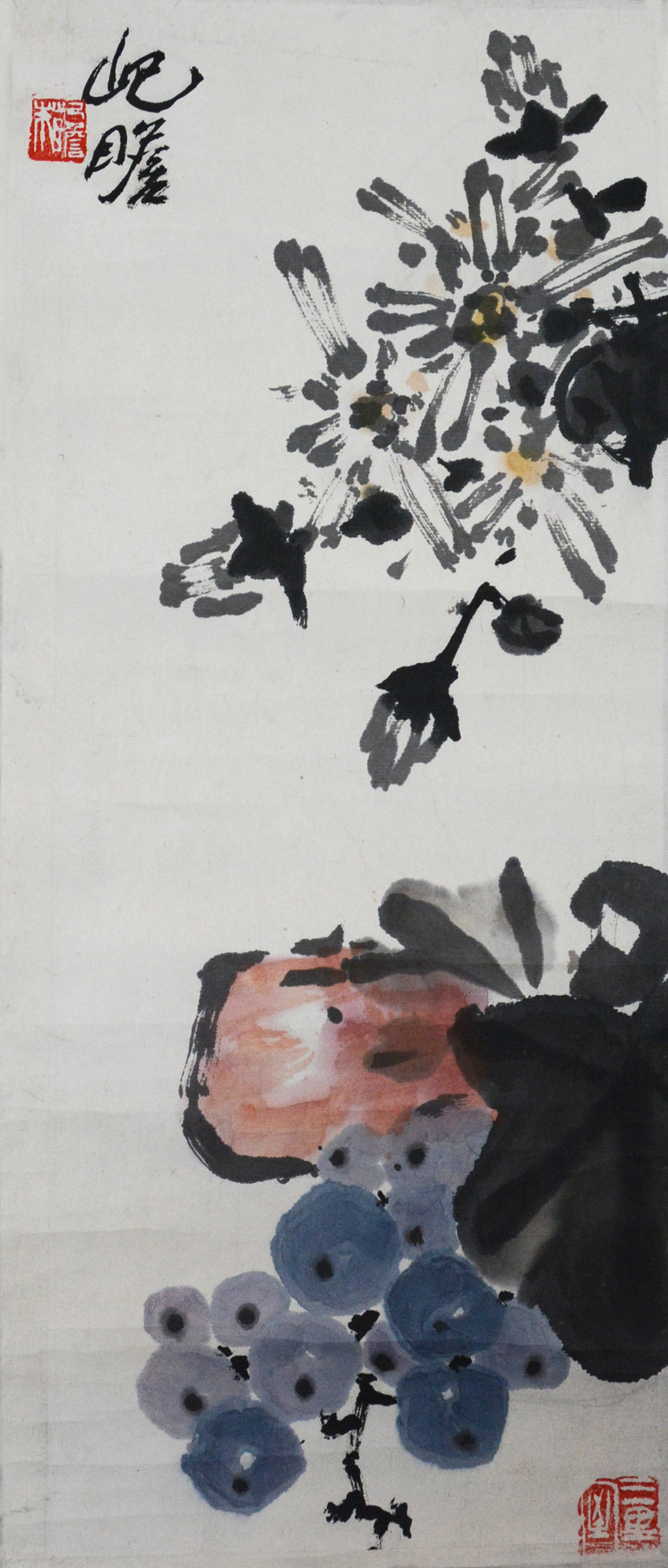 朱屺瞻 （ 1892-1996 ）  花卉  