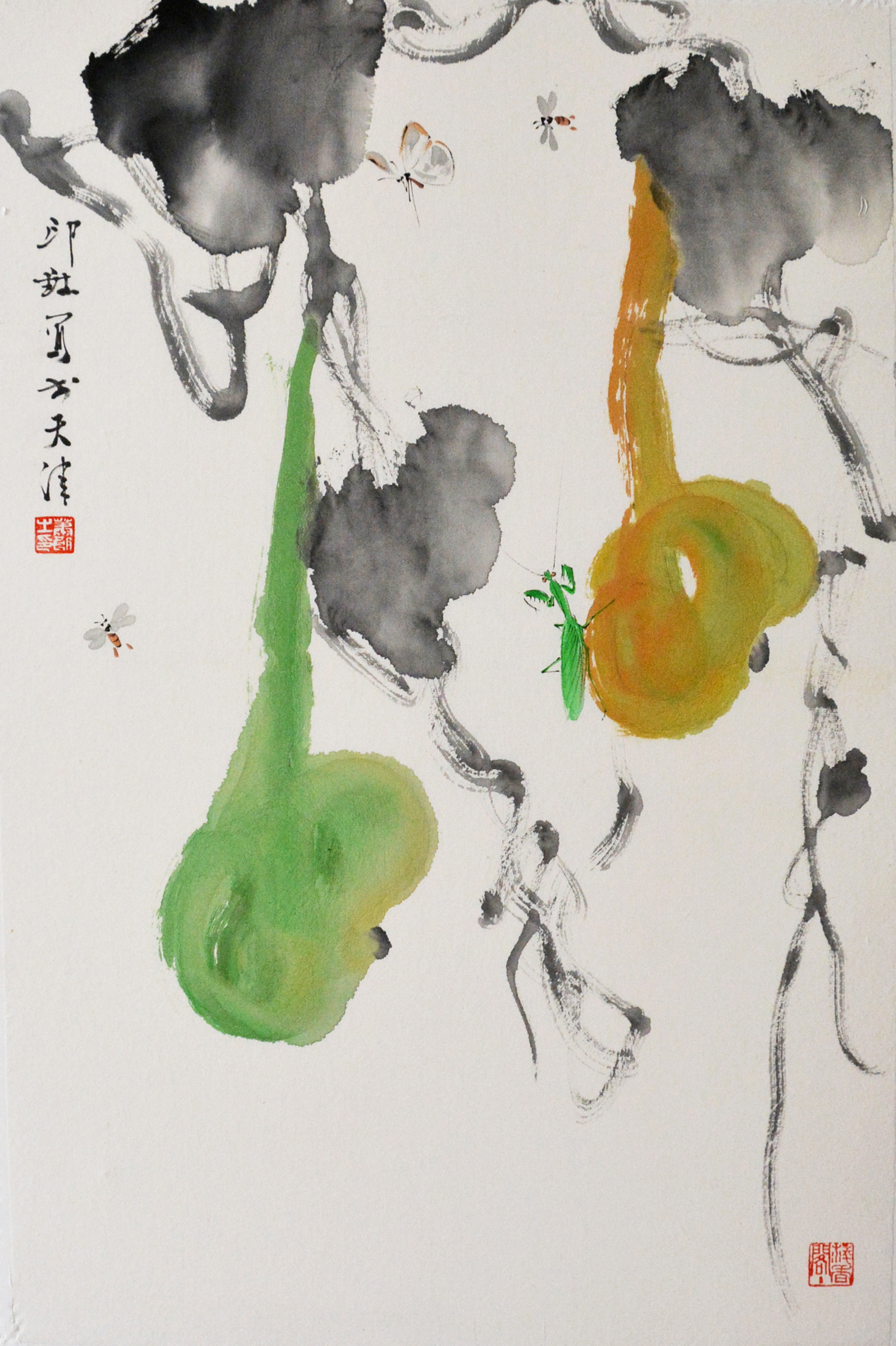 萧朗 （1917—2010） 花卉 